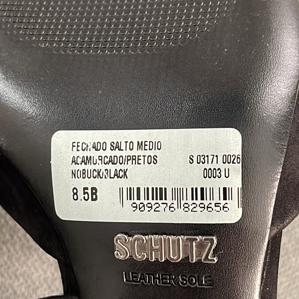 Schutz Suede Lace Up Heels - Picture 7 of 10